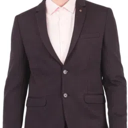 Men Self Design Single Breasted Formal Blazer-image-75