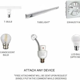 ANANDANI Automatic Motion Sensor Holder, Auto Turn ON and Off (Smart Lighting for Home) Smart Sensor Light image 5