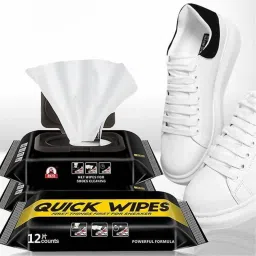 Wbeenty Wipes Shoe Wipes (2 Pack of 80 Pcs) Instant Sneaker Cleaner Shoe Cleaning Wipes Cleaner-image-2