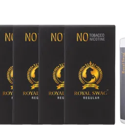 Ayurvedic NO Tobacco/Nicotine Cigarette 50 Stick Regular Flavor With 100ml Shot Smoking Cessations-image-34