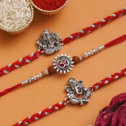 Designer LIVE-E3-F5-E1 Assorted Rakhi Set-14