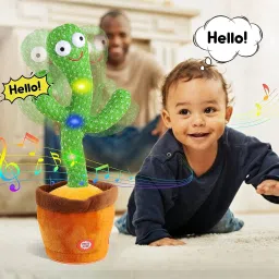 childgossip Dancing Cactus Talking Plush Toy with Singing & Recording Function Rechargeable image 2
