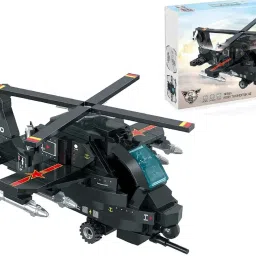 260 Pieces Mini Blocks Military Fighter Helicopter Block Set-19