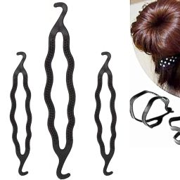 4 Pcs Premium Magic Clip Twist/ Juda Twister/ Hair Lock Bun Clip Hair Donut Hair Clip-image-76