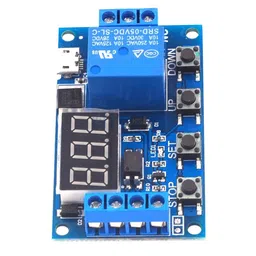 6-20V 1-Channel Power Relay Module with Adjustable Timing Cycle image 3