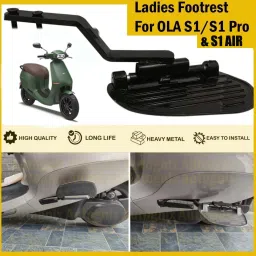 AutoGnix Ladies Footrest Assly. Compatible for OLA S1 / S1 Pro Electric Scooter Foot Rest-image-21