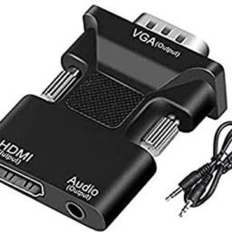 microware TV-out Cable Active 1080P Female HDMI to VGA Male Converter Adapter Dongle with 3.5mm Stereo Audio Portable HDMI Connector for Laptop PC PS3 Xbox STB Blu-ray DVD TV Stick-image-42
