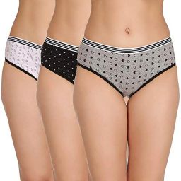 Pack of 3 Women Hipster Multicolor Panty-image-21
