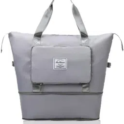 12 L Gym Duffel Bag - Large Capacity Travel Lightweight Waterproof Duffel Bags - Grey-image-49
