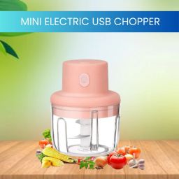 Chopper (Electric Rechargeable Chopper) for Kitchen Vegetable Garlic Onion W484 Electric Vegetable & Fruit Chopper-image-82