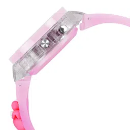 WANTON Kids Patterned Dial Analogue Multi Function Watch KD-01 PINK TEDDY image 3