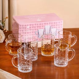Glass Shimmering Glamour Thick Glass Cup-image-9
