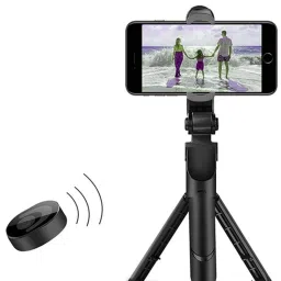 amesco multi-function Wireless Bluetooth XT-01 Selfie Stick with Remote Shutter Extendable Handheld Foldable Mini Tripod Stand for Smartphones3in1 Selfie Stick multi-function Wireless Bluetooth XT-01 Selfie Stick with Remote Shutter Extendable Handheld Foldable Mini Tripod Stand for Smartphones Tripod, Monopod, Tripod Bracket-2
