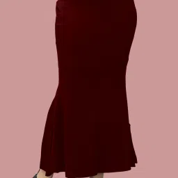 SHAYONAM K.MT._Fish_Maroon_S_Saree Shapewear shapewear petticoat For Women Lycra Blend Petticoat-image-10