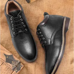 Casual Boots For Men | Casual Mid-Ankle Synthetic leather Boots shoes Boots For Men-image-24