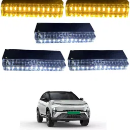 Waterproof 5Pcs UFO Car Roof Marker Light (No Drilling/Easy Install)-194 Fog Lamp Car, Truck, Van LED for Tata (12 V, 55 W)-image-28