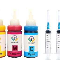 inkpoint Refill Ink COMPATIBLE CANON G SERIES REFILL INK [SET OF 1 COLOR ] Black + Tri Color Combo Pack Ink Bottle-image-22