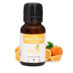 The Mani Pedi Essentials Set Of 2 Brown Printed  Eucalyptus & Orange Diffuser Oils 15ml image 2