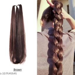 Long Brown Extensions and Wigs for Women Hair Extension-image-30