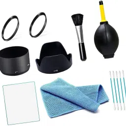 FND DSLR Combo Accessories Kit for D3500 AF-P 18-55mm & AF-P 70-300mm VR for NikonLens Hood-image-59