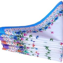 Roop FLORAL PRINT LADIES HANKIES ["Multicolor"] Handkerchief-image-13