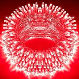 40 LEDs 12 m Red Steady Bulb Rice Lights-image-71
