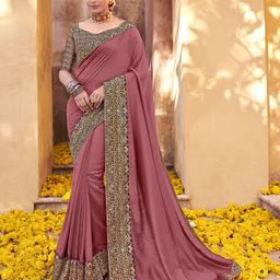 satrani Woven, Embellished, Self Design Bollywood Jacquard, Pure Silk Saree-picture-24
