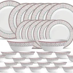 Pack of 33 Opalware Break & Chip Resistant Super Light, Dishwasher Safe Food grade, 100% hygienic mp Dinner Set-image-44