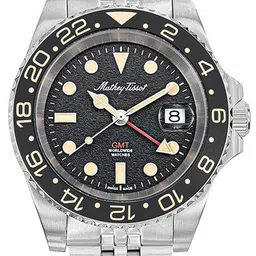 Mathey-Tissot Men Textured Dial Reset Time Analogue Watch H903ANC image 4