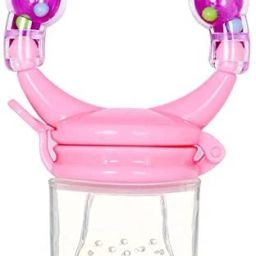 Feeding Rattle Food Feeder for Babies Teether and Feeder - Silicone-image-5