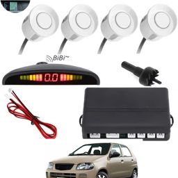 Car Reverse Parking White Sensor With Led Display/Buzzer-15 White 4Parking Sensor Increased Safety For Passengers Universal For Car-15 Parking Sensor-image-9