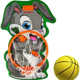 Rabbit Kids Hangable Indoor and Outdoor Kit Basketball Ring-12