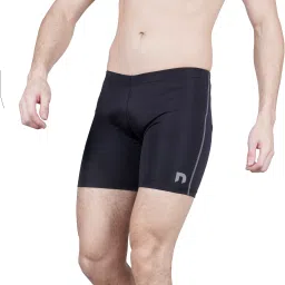 Solid Men Black Tights-image-17
