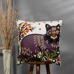 thegasbh White Cotton Embroidery Cushion Covers (Pack Of 2)-picture-47