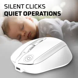 AMKETTE Hush Pro Byte Plus Rechargeable Bluetooth Wireless Optical Mousewith Bluetooth image 4