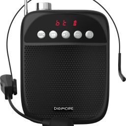 Wireless Voice Amplifier, 10W Speaker w Wireless Mic, BT,USB,FM&TF Card D-1230 Speaker Cabinets-image-5