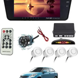 7Inch Rearview Monitor Mirror with Touch Button,Camera & White sensor 212 Black LCD-image-52