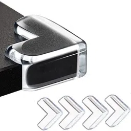 4 Piece Corner Safety Protector for Kids Table Guards Safety Self Adhesive-picture-5