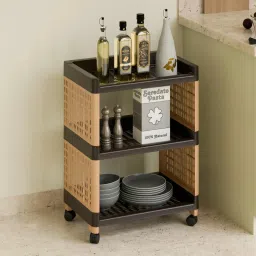 3 Layer Multi Purpose Kitchen Trolley for Office and Household Plastic Kitchen Trolley-image-63