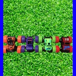 New_Mini Monster Jeep Toys 360 Degree Stunt Cars Push Go, 4Pcs-image-84