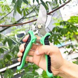 Garden Shears, Non-Slip Scissors with Locking Handle Plant Cutter For Home Gardening Scissors, Plant Branch Cutter For Tree Bypass Pruner-picture-25
