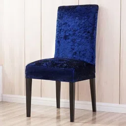 Velvet Plain 1 Seater Chair Cover-image-25