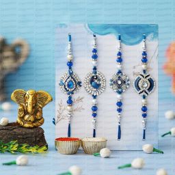 Designer DRM-RAKHI-5092 Mauli Thread Rakhi Set-image-36