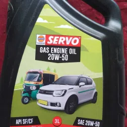 Gas Engine Oil SAE 20W-50 API SF/ CF IOCL Servo Gas Engine Oil 20W-50 API SF/ CF Mineral Engine Oil-12