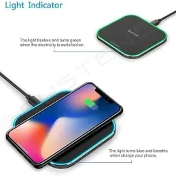 Cabepow Stay Charged: Portable Square Wireless Black Charging Pad Charging Pad-image-8