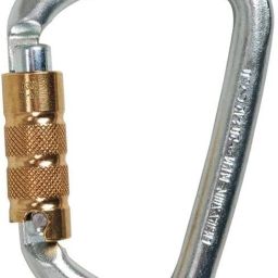 Steel Strong Triple Lock 50kn Climbing Locking Carabiner-image-13