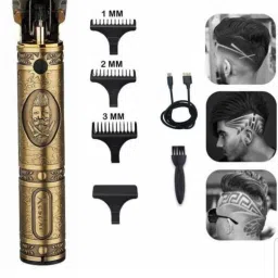 CRISPLN Professional MaxtopT99 Rechargeable Cordless Electric Blade Beard Trimmer C42 Trimmer 90 minRuntime 3 Length Settings-image-59