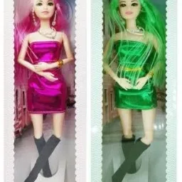 Beautiful Dazzling Doll Combo with Moveable Arms, Legs, Elbow & Knee for Girl|40-image-6