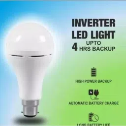 BEST INVERTER LED RECHARGEABLE HOME PACK OF 3 4 hrs Bulb Emergency Light-12