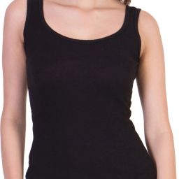 Women Black Tank Top/Vest-image-68